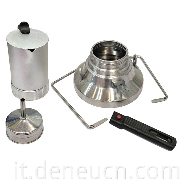 Camping Outside Stainless Steel Sus304 Fire Top Espresso Coffee Maker And Tea Pot2